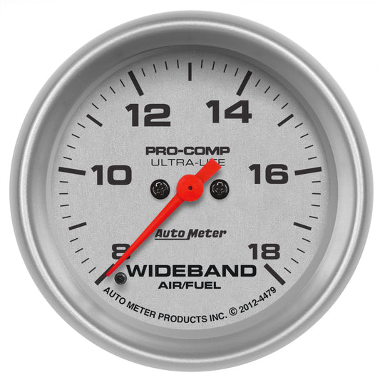 AutoMeter 2-5/8 in. WIDEBAND AIR/FUEL RATIO ANALOG 8:1-18:1 AFR ULTRA-LITE 4479
