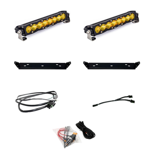 Baja Designs S8 10 Inch Dual Behind Grille Light Bar Kit 448066