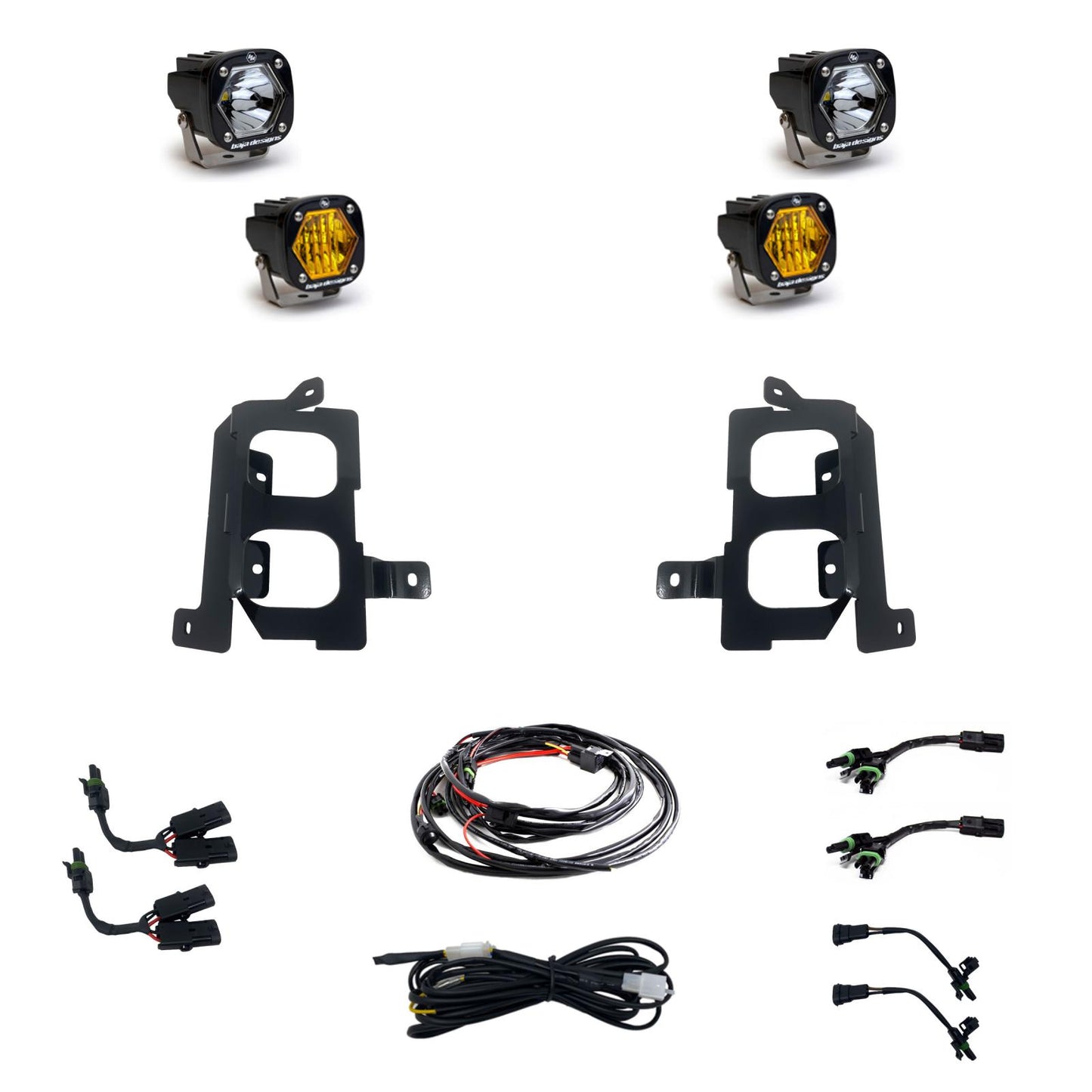 Baja Designs S1 Dual Fog Pocket Light Kit 448084