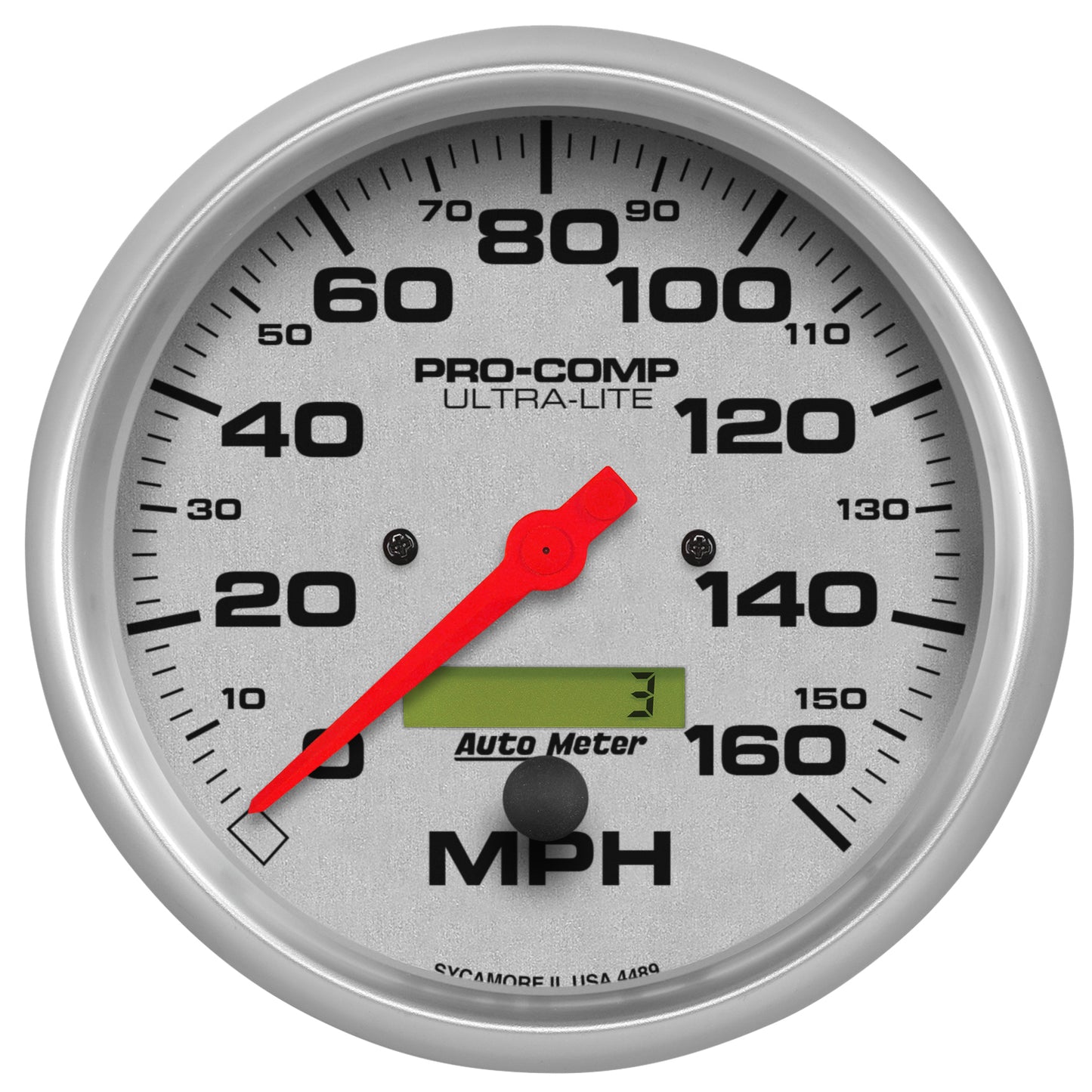 AutoMeter 5 in. SPEEDOMETER 0-160 MPH ULTRA-LITE 4489