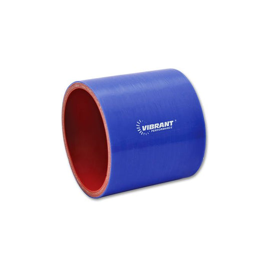 Vibrant Performance - 2706B - Straight Hose Coupler 2.00 in. I.D. x 3.00 in. long - Blue