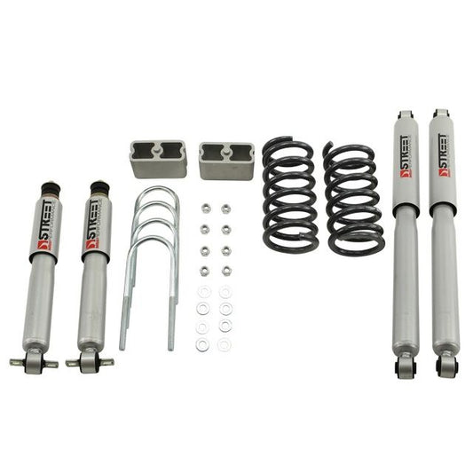 BELLTECH 436SP LOWERING KITS Front And Rear Complete Kit W/ Street Performance Shocks 1983-1997 Mitsubishi Mighty Max 2.5 in. F/3 in.R drop W/ Street Performance Shocks