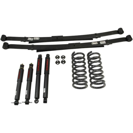 BELLTECH 900ND LOWERING KITS Front And Rear Complete Kit W/ Nitro Drop 2 Shocks 1998-2003 Ford Ranger (Std/Ext Cab) 98-04 Mazda B-2300 (All Cabs) 3 in. F/3 in. R drop W/ Nitro Drop II Shocks