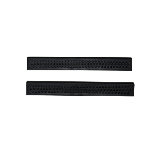 Auto Ventshade 88106 Stepshield Black Door Sill Protector 2-Piece Set For 1997-2006 Jeep Wrangler