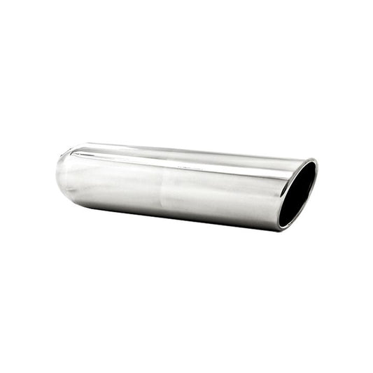 MBRP Exhaust 4in. OD; 2.5in. inlet; 16in. in length; Angled Cut Rolled End; Weld on; T304 T5135