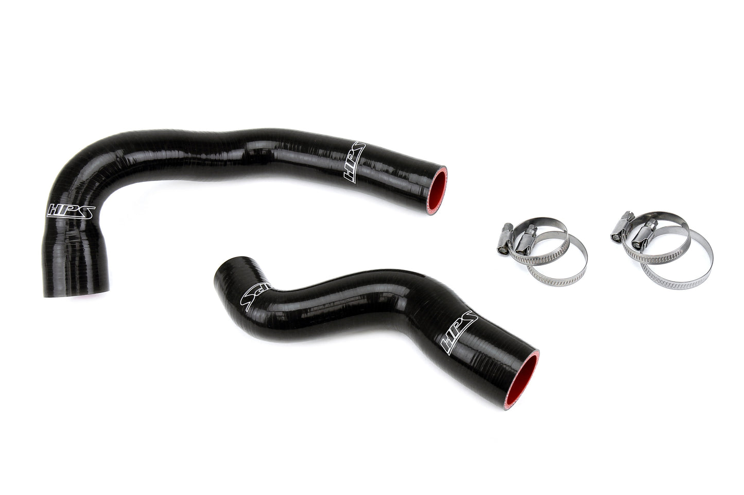 HPS Performance High Temp 3-ply Reinforced Silicone Replaces OEM Rubber Radiator Coolant Hoses 57-1979-BLK
