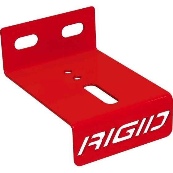 RIGID Industries Slat Wall Light Mounting Bracket Stainless Steel Red Powder Coat Single 46559