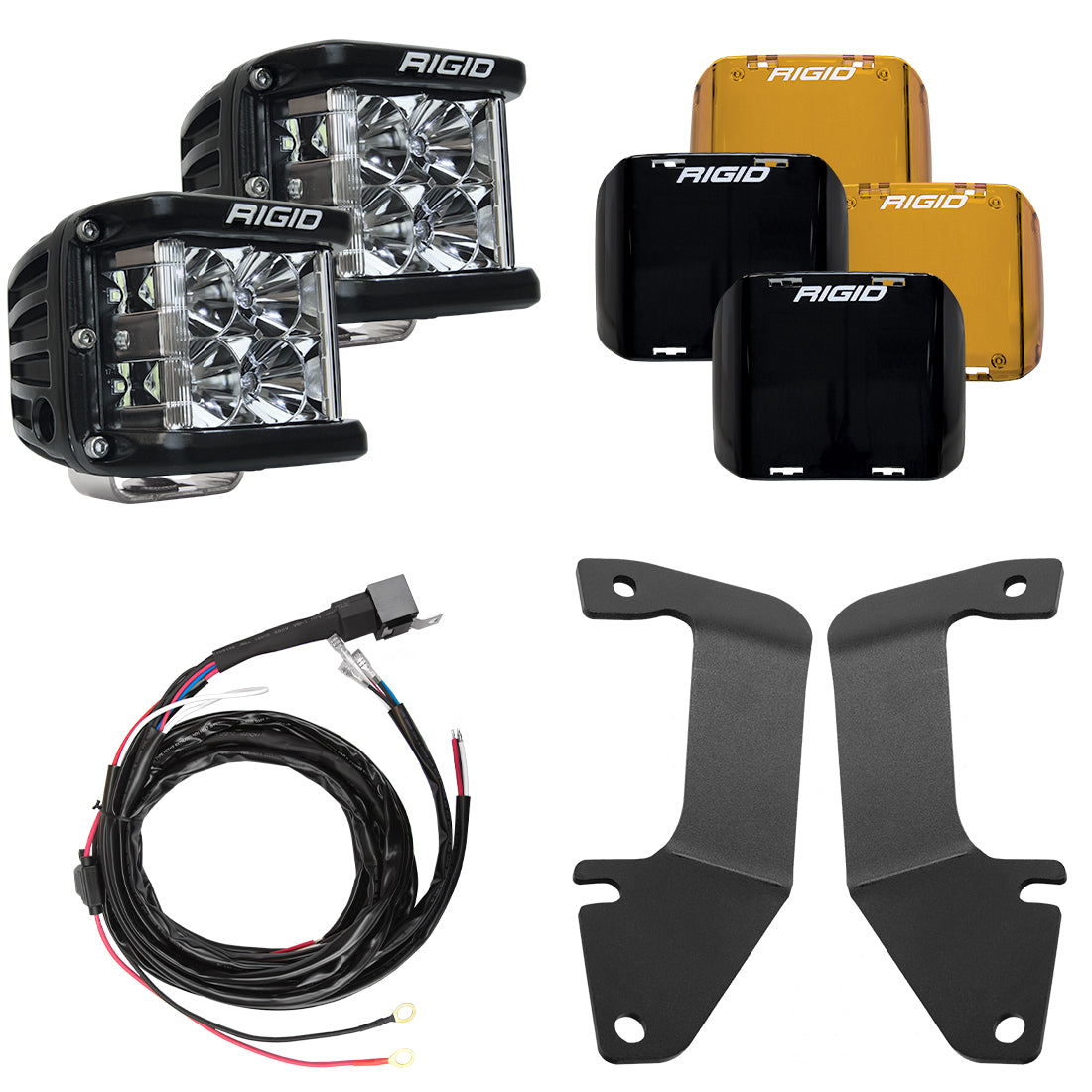 RIGID Industries 2014-2020 Toyota Tundra A-Pillar Light Kit Includes D-SS Flood 46705