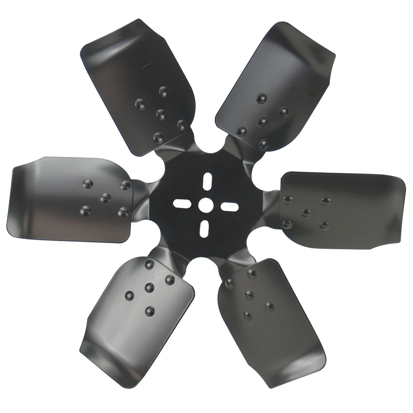 Derale 17" Reverse Rotation Rigid Race Fan, Steel Blade 17417