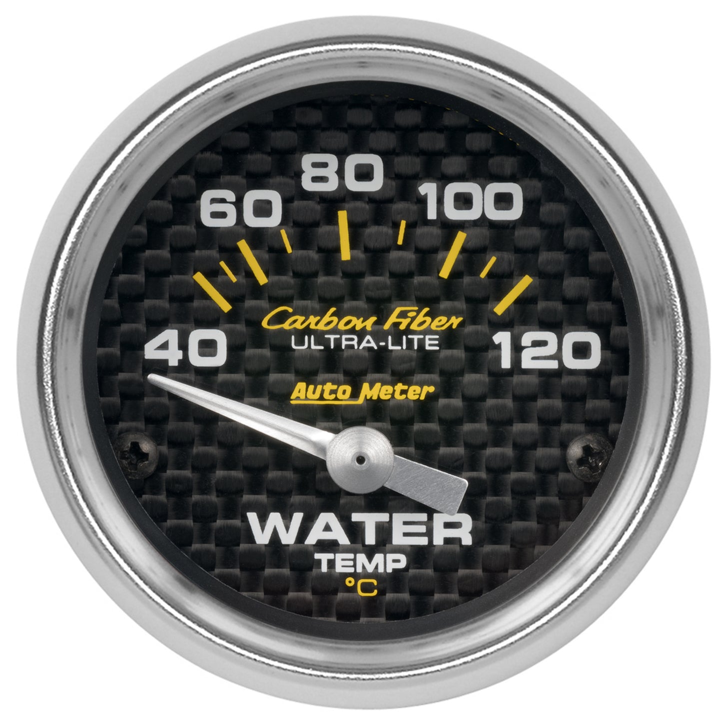 AutoMeter 2-1/16 in. WATER TEMPERATURE 40-120 Celsius CARBON FIBER 4737-M