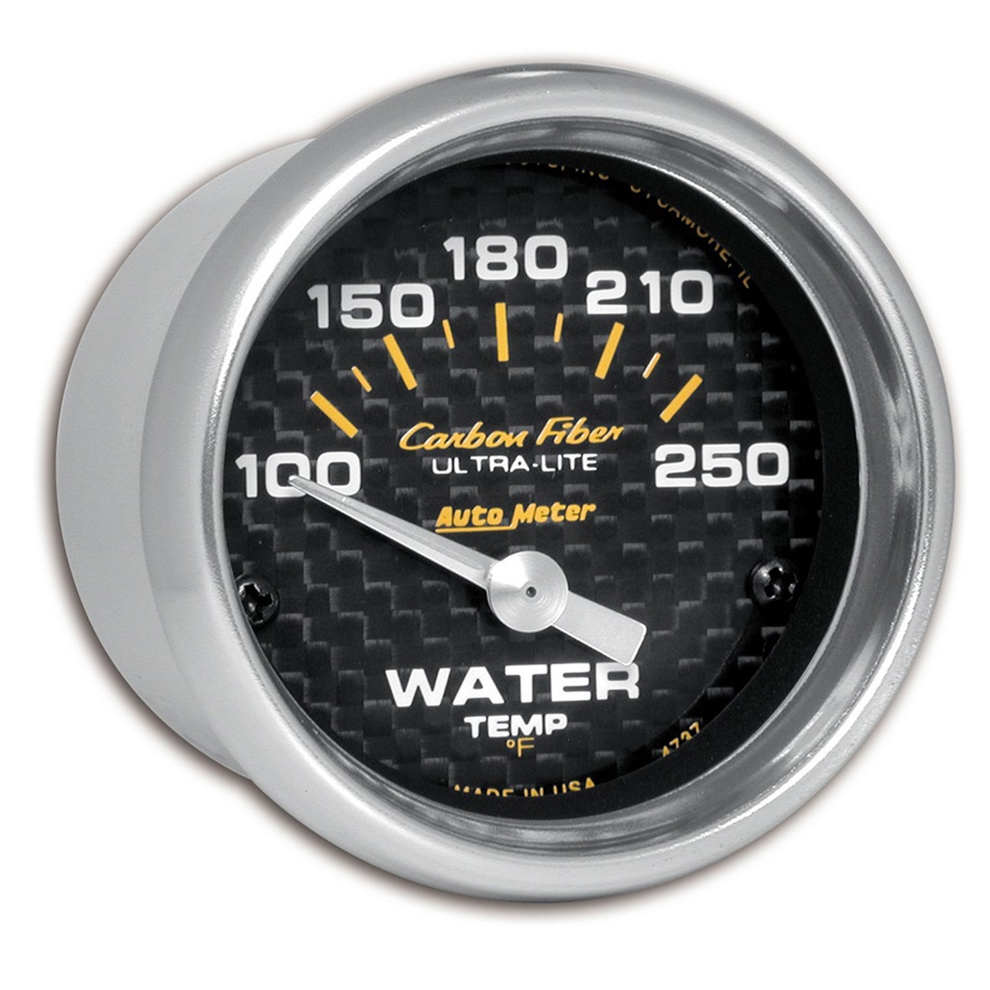 AutoMeter 2-1/16 in. WATER TEMPERATURE 100-250 Fahrenheit CARBON FIBER 4737