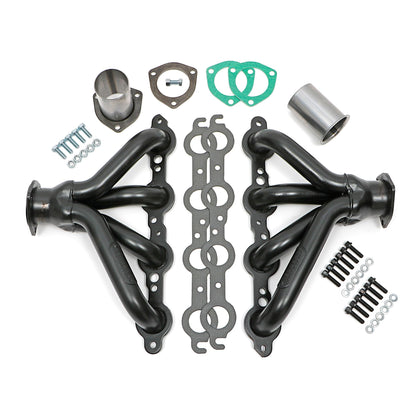 Hedman Hedders BLOCK HUGGER HEADERS; CHEVY LS SERIES; 1-1/2 IN. TUBES; UNCOATED 68520