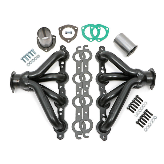 Hedman Hedders BLOCK HUGGER HEADERS; CHEVY LS SERIES; 1-1/2 IN. TUBES; UNCOATED 68520