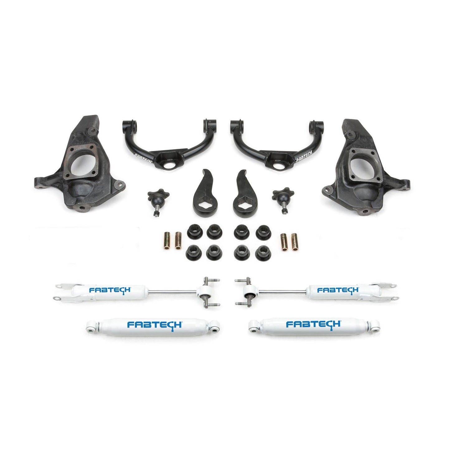 Fabtech 3.5 in. ULTIMATE SYS W/PERF SHKS 2011-19 GM C/K2500HD/3500HD K1055