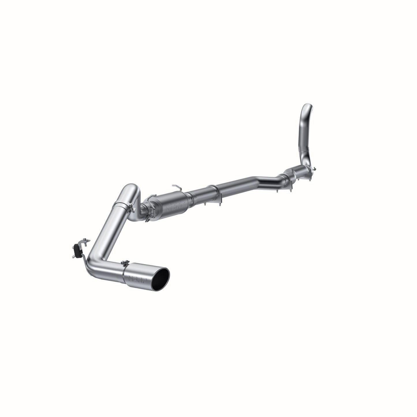 MBRP Exhaust 4in. Turbo Back; Single Side Exit (4WD only); AL S6150AL