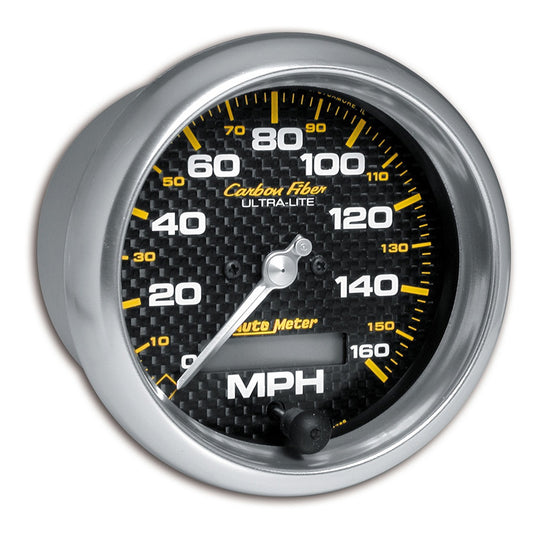 AutoMeter 3-3/8 in. SPEEDOMETER 0-160 MPH CARBON FIBER 4789