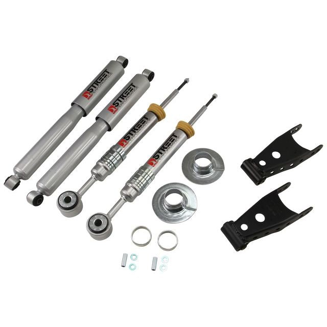 BELLTECH 970SP LOWERING KITS Front And Rear Complete Kit W/ Street Performance Shocks 2009-2013 Ford F150 (All Cabs) 2wd Short Bed +1 in. to -3 in. F/2 in. R drop W/ Street Performance Shocks