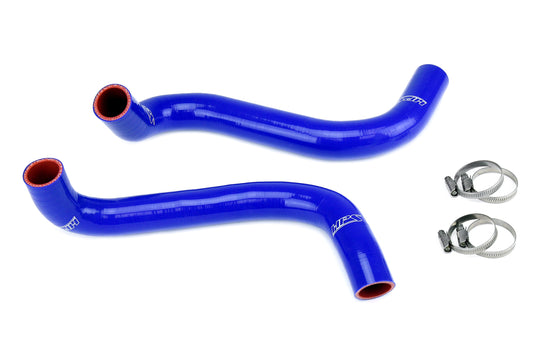 HPS Performance High Temp 3-ply Reinforced Silicone Replaces OEM Rubber Radiator Coolant Hoses 57-2011-BLUE
