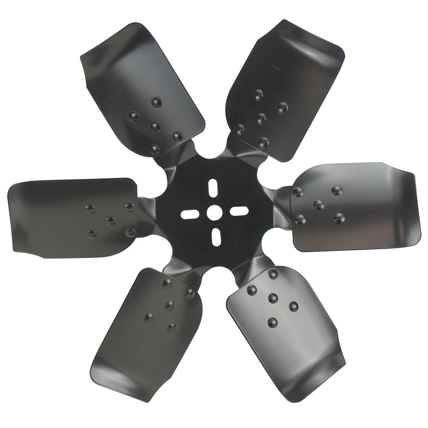 Derale 17" Standard Rotation Rigid Race Fan, Steel Blade 17317