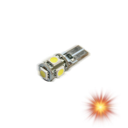 Oracle Lighting 4801-005 - ORACLE T10 5 LED 3 Chip SMD Bulbs (Pair) - Amber