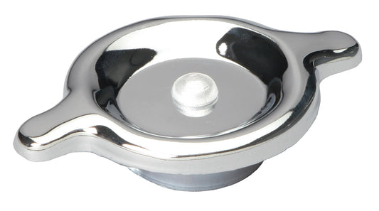 Trans-Dapt Performance Twist-In Style Oil Cap; Gm Vehicles; Rubber With Chrome Top- Plain 4804