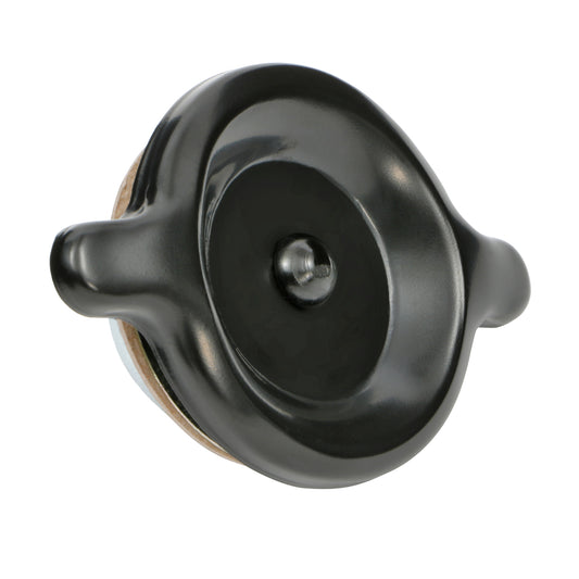 Trans-Dapt Performance Twist-In Style Oil Cap; Gm Vehicles; Rubber With Black Top- Plain 4805