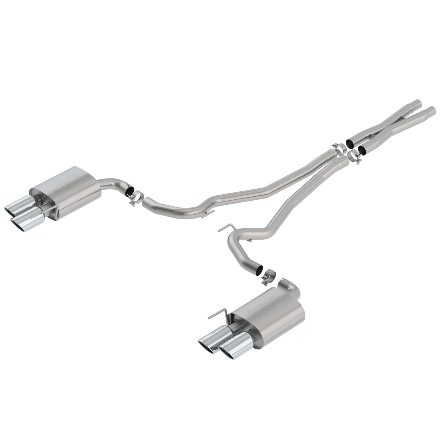 Borla 2018-2021 Ford Mustang GT Convertible Cat-Back Exhaust System S-Type 140807