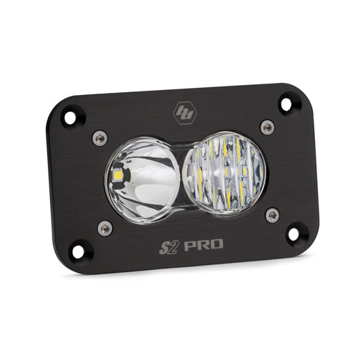 Baja Designs S2 Pro Black Flush Mount LED Auxiliary Light Pod 481003