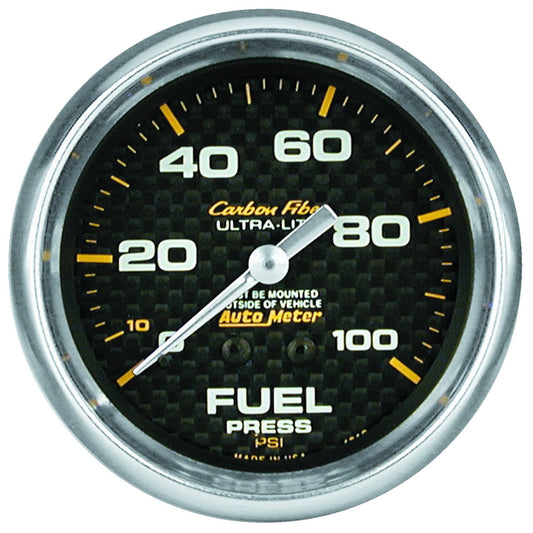 AutoMeter 2-5/8 in. FUEL PRESSURE 0-15 PSI CARBON FIBER 4811