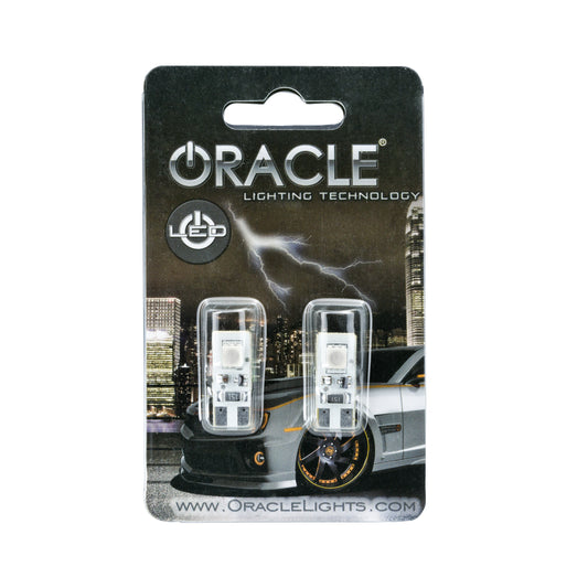 Oracle Lighting 4903-003 - ORACLE T10 2 LED 3 Chip Flank Bulb (Pair) - Red