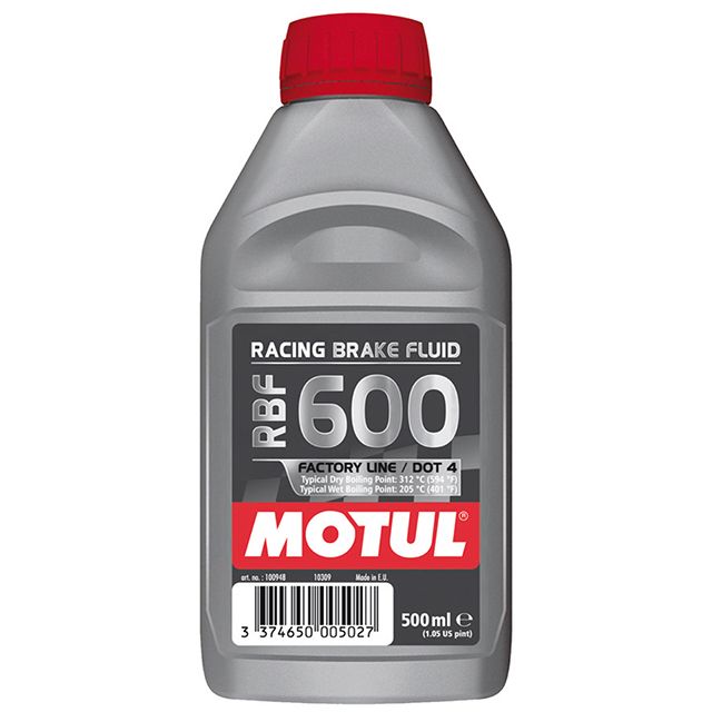Motul RBF 600 FL - 0.500L CAN - Fully Synthetic Racing Brake Fluid 100948