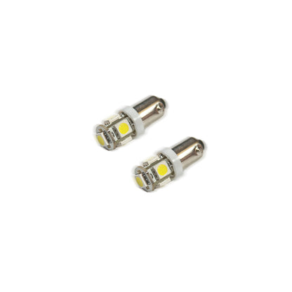 Oracle Lighting 4904-001 - ORACLE BA9S 5 LED 3 Chip Bayonet Bulbs (Pair) - White
