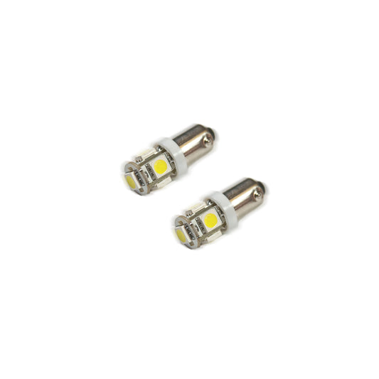 Oracle Lighting 4904-001 - ORACLE BA9S 5 LED 3 Chip Bayonet Bulbs (Pair) - White