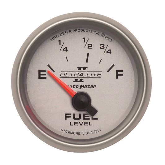AutoMeter 2-1/16 in. FUEL LEVEL 73- 10 O ULTRA-LITE II 4915