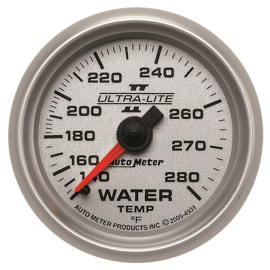 AutoMeter 2-1/16 in. WATER TEMPERATURE 140-280 Fahrenheit ULTRA-LITE II 4931