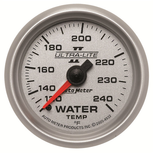 AutoMeter 2-1/16 in. WATER TEMPERATURE 120-240 Fahrenheit ULTRA-LITE II 4932