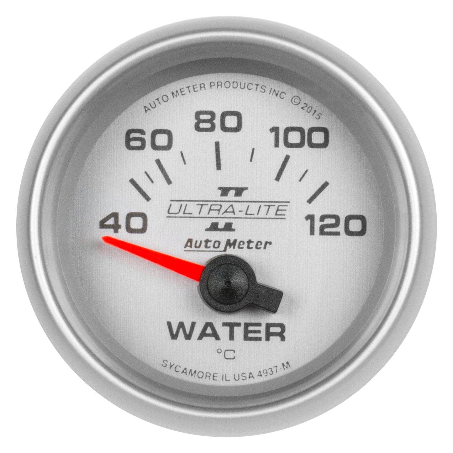 AutoMeter 2-1/16 in. WATER TEMP 40-120 C ULTRA-LITE II 4937-M