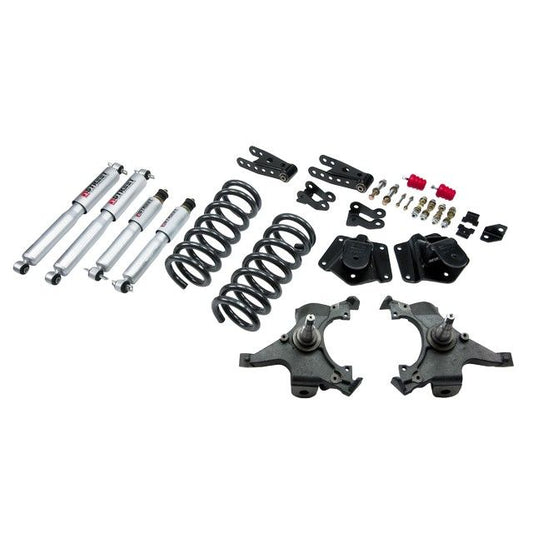 BELLTECH 792SP LOWERING KITS Front And Rear Complete Kit W/ Street Performance Shocks 1995-1999 Chevrolet Tahoe/Yukon (4DR only) 3 in. F/4 in. R drop W/ Street Performance Shocks