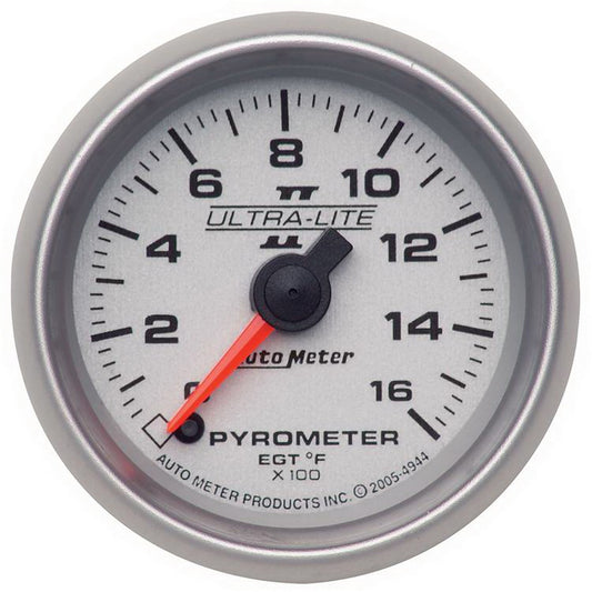 AutoMeter 2-1/16 in. PYROMETER 0-1600 Fahrenheit ULTRA-LITE II 4944