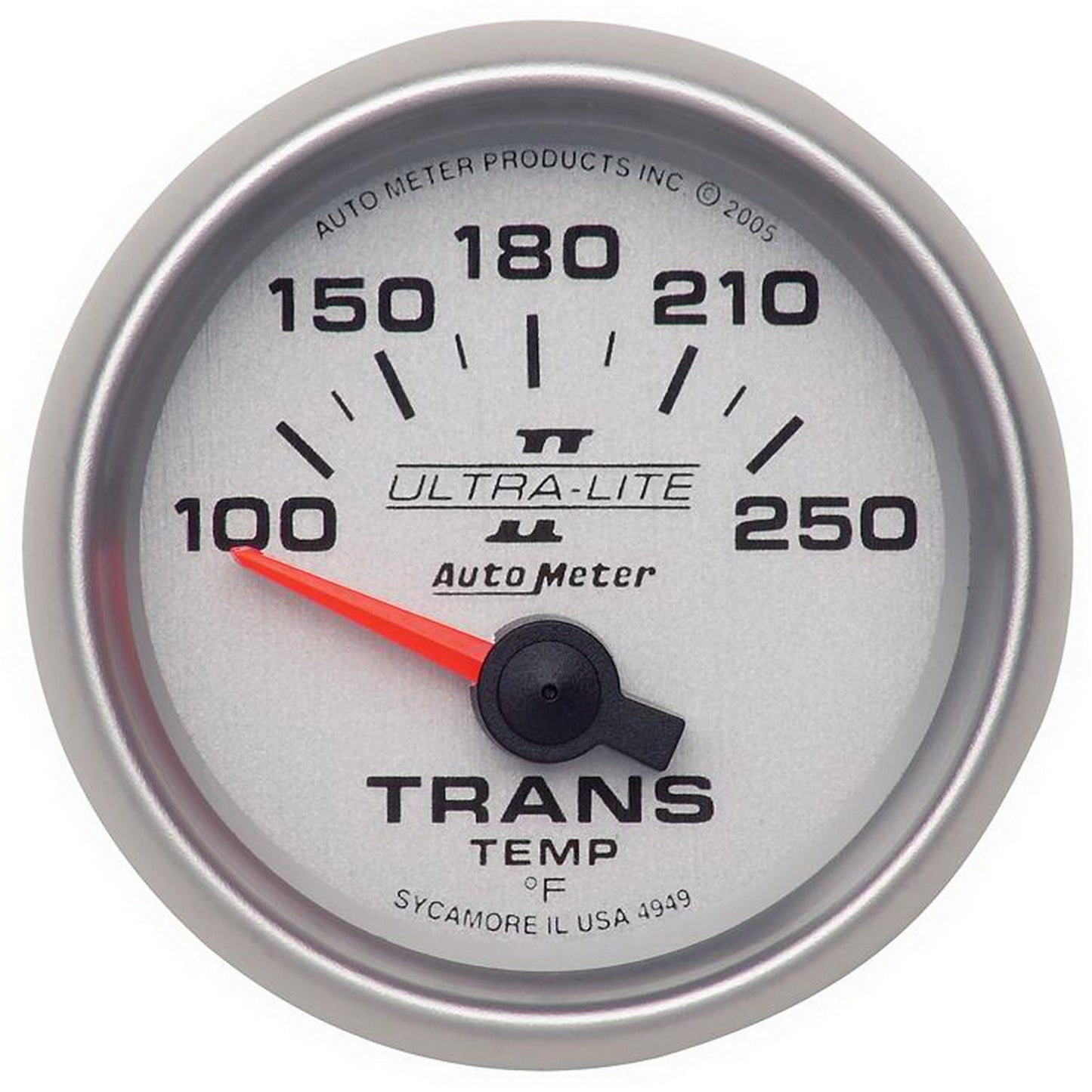 AutoMeter 2-1/16 in. TRANSMISSION TEMPERATURE 100-250 Fahrenheit ULTRA-LITE II 4949