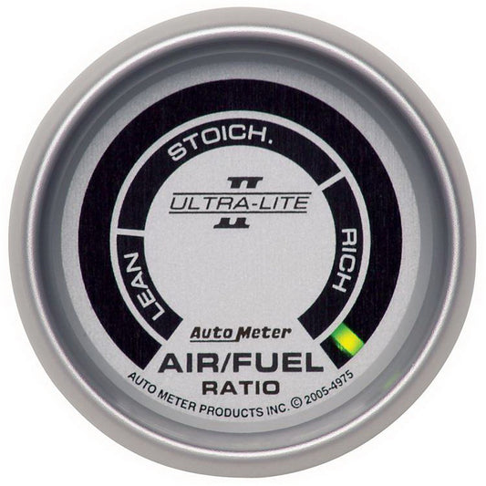AutoMeter 2-1/16 in. NARROWBAND AIR/FUEL RATIO LEAN-RICH ULTRA-LITE II 4975