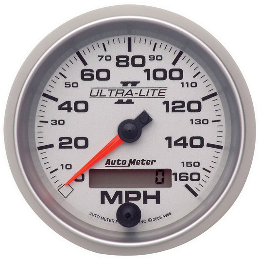AutoMeter 3-3/8 in. SPEEDOMETER 0-160 MPH ULTRA-LITE II 4988