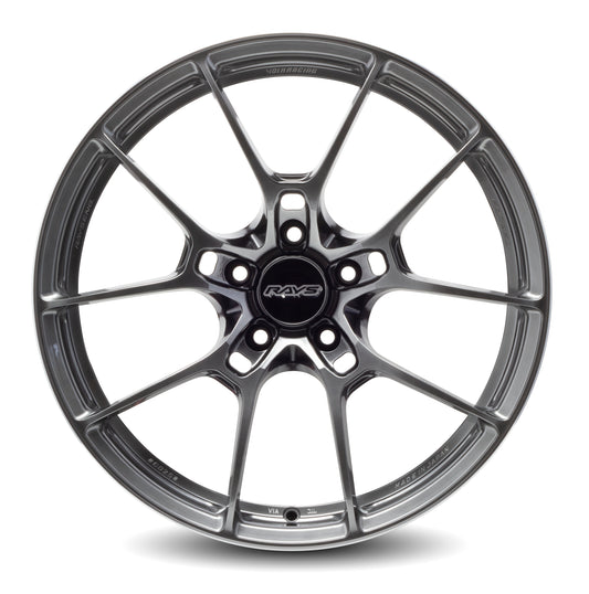 Volk G025 18x10.0 SHINING BLACK METAL / RIM EDGE DC (HK) Wheel