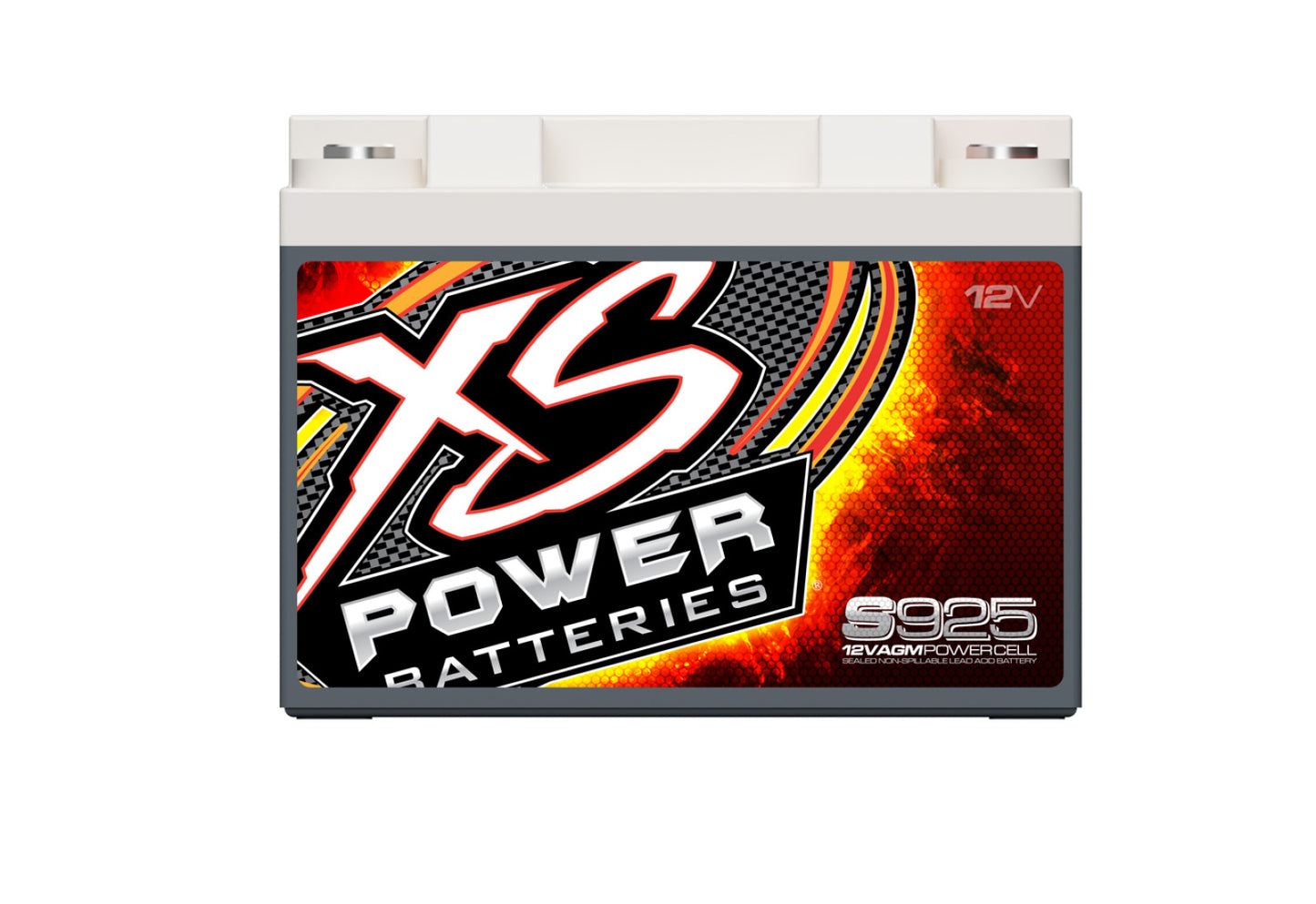 XS Power Batteries 12V AGM S Series Batteries - Automotive Terminals Included 2000 Max Amps S925