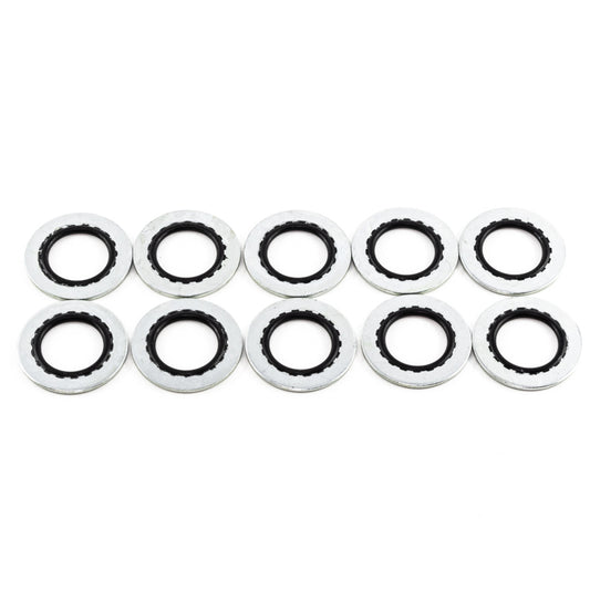 Deatschwerks 10AN Rubber and Metal Crush Washer (Pack Of 10) DEW-6-02-0335