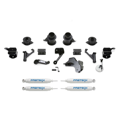 Fabtech 5" BASIC KIT W/PERF SHKS 2019-21 RAM 2500 4WD K3173