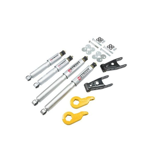 BELLTECH 936SP LOWERING KITS Front And Rear Complete Kit W/ Street Performance Shocks 1997-2003 Ford F150 ((All Cabs) 4WD) 1 in. or 3 in. F/2 in. R drop W/ Street Performance Shocks