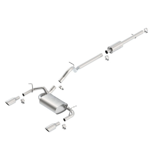 Borla 2012-2018 Jeep Wrangler JKU Cat-Back Exhaust System Touring 140459