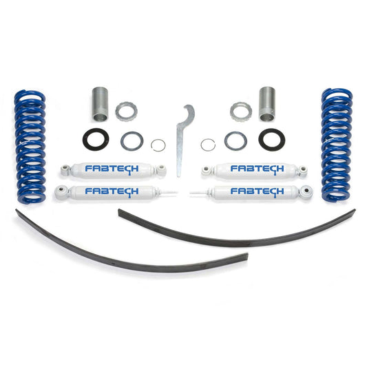 Fabtech 0-3.5 in. BASIC ADJ C/O SYS W/ PERF RR SHKS 95.5-04 TOYOTA TACOMA PRNNR 6 LUG MDLS K7015