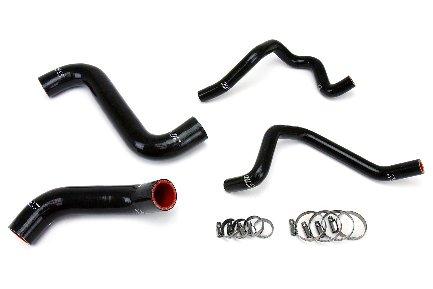 HPS Performance 3-ply Reinforced Silicone Replaces Rubber Radiator And Heater Coolant Hoses 57-1811-BLK